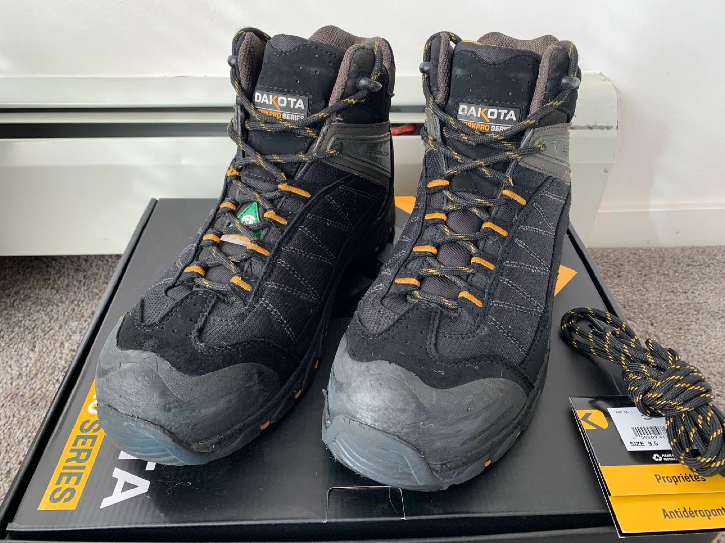 Dakota WorkPro Men's Mid Cut Steel Toe Work Boots Size 9.5