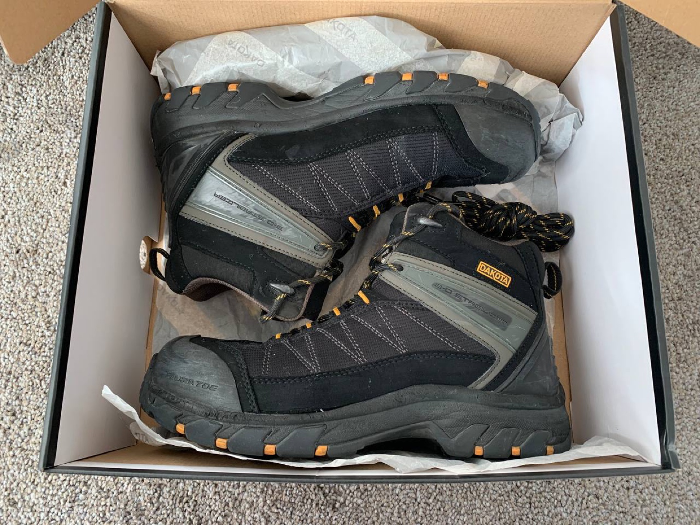 Dakota WorkPro Men's Mid Cut Steel Toe Work Boots Size 9.5 - photo 5
