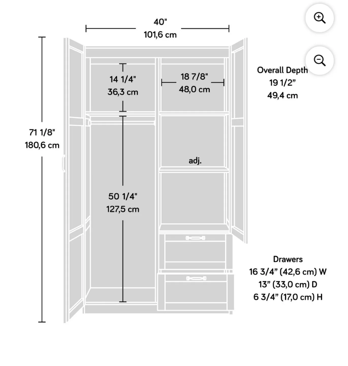 Sauder Select Storage Cabinet image indicator(2)