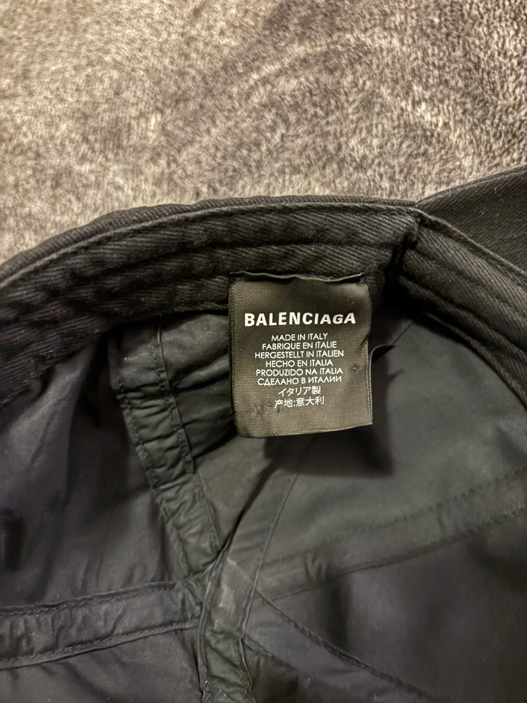 Balenciaga Embroidered Cotton Twill Baseball Hat image indicator(3)