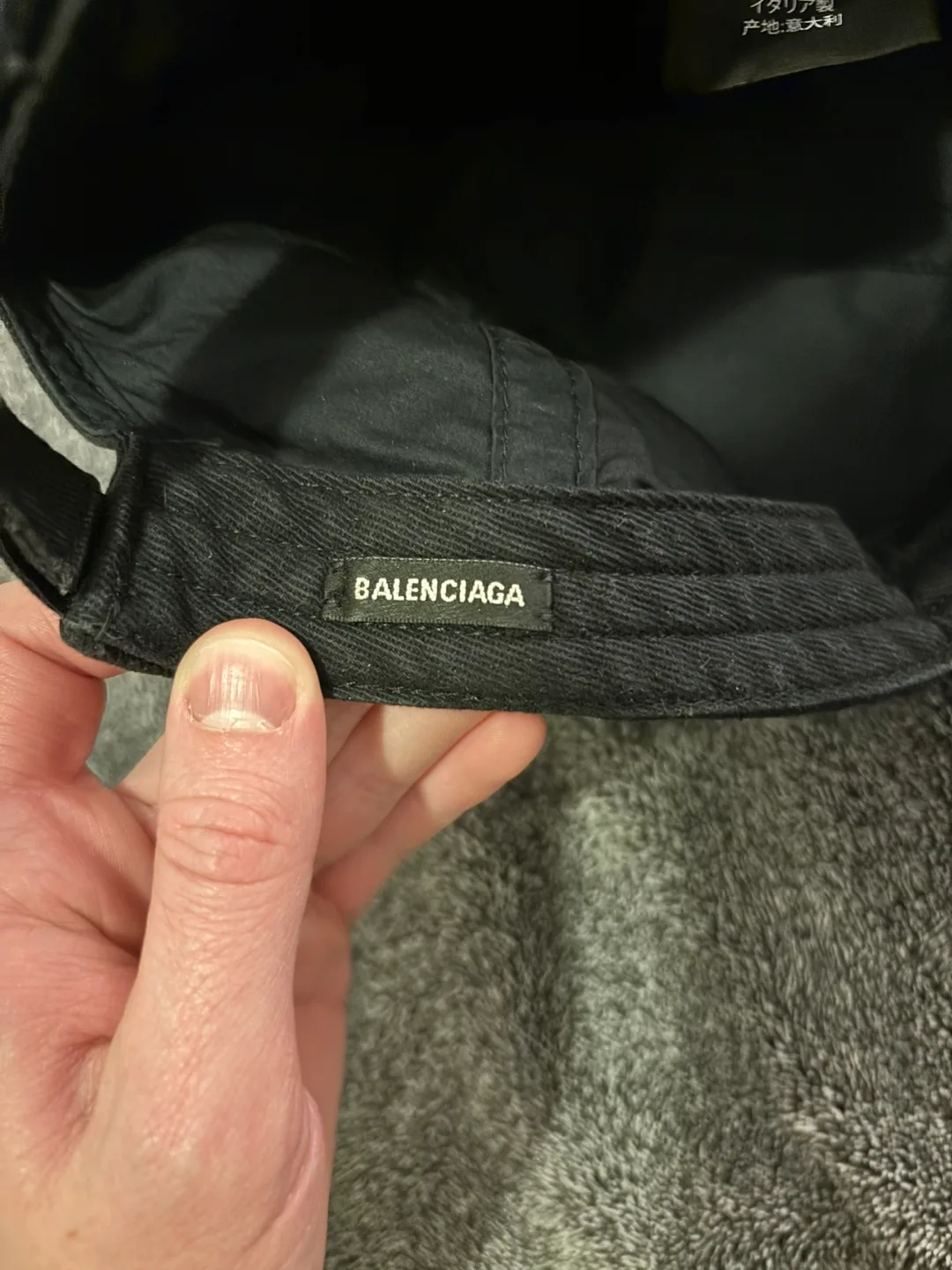 Balenciaga Embroidered Cotton Twill Baseball Hat image indicator(5)
