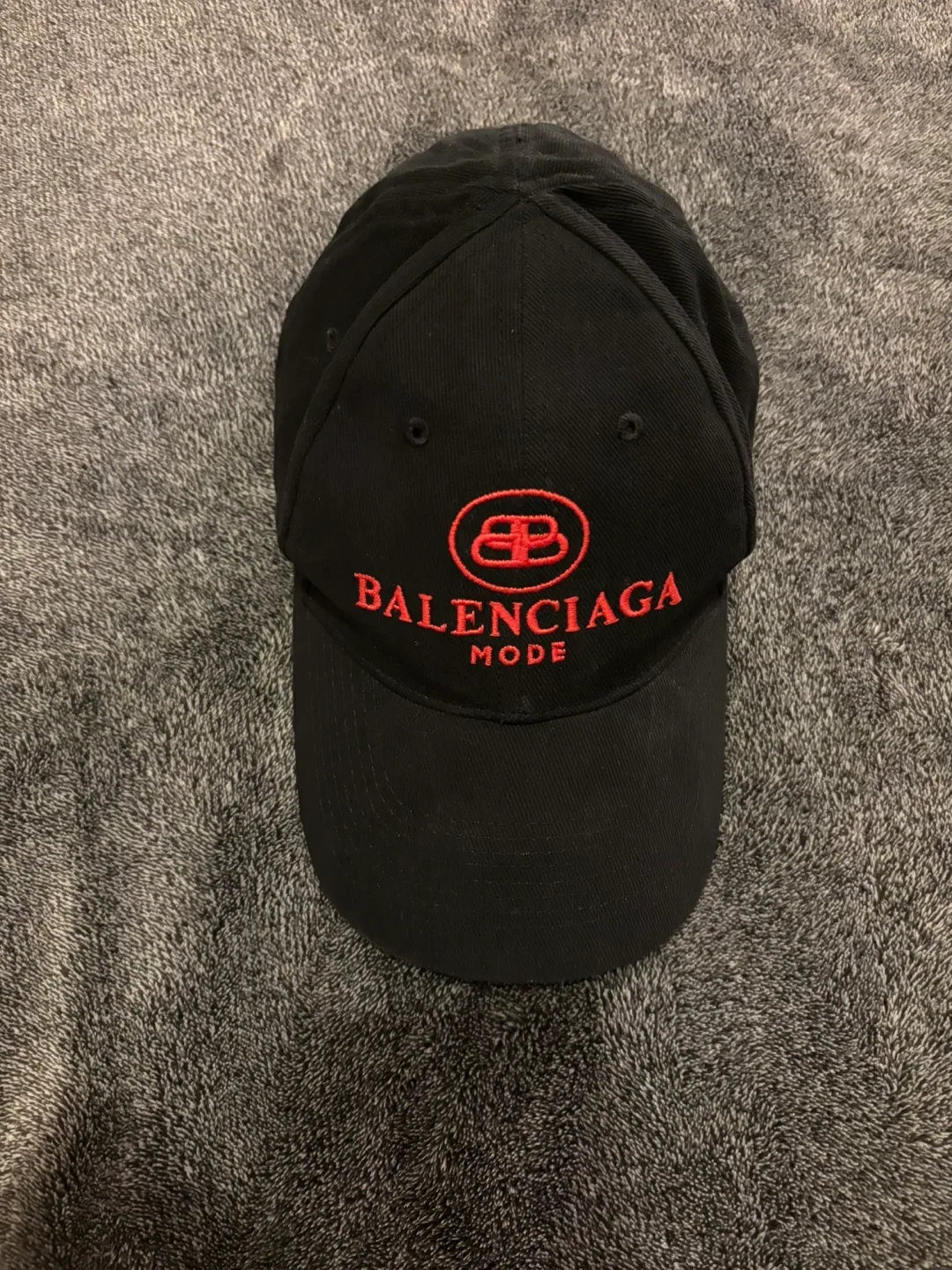Balenciaga Embroidered Cotton Twill Baseball Hat image indicator(2)