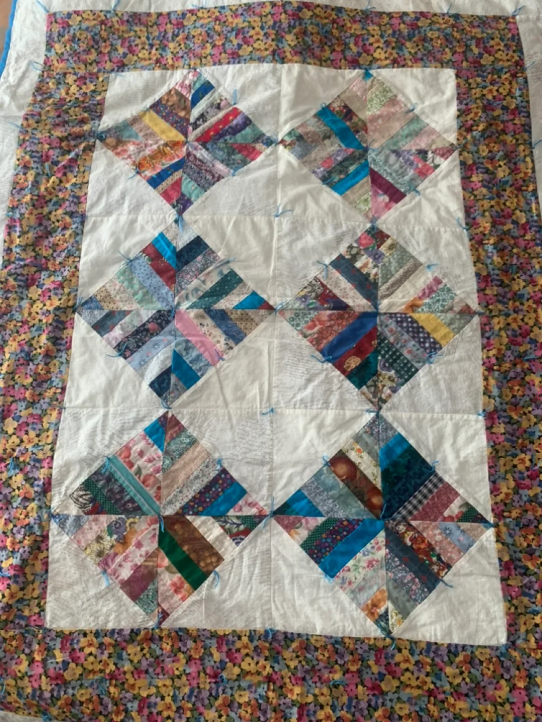 Handmade patchwork quilt image indicator(2)