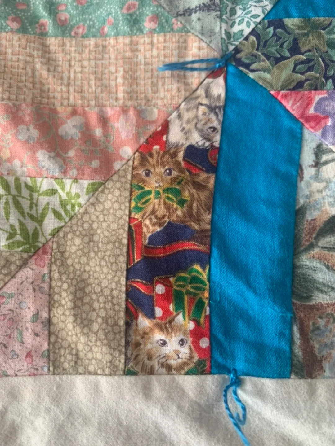 Handmade patchwork quilt image indicator(5)