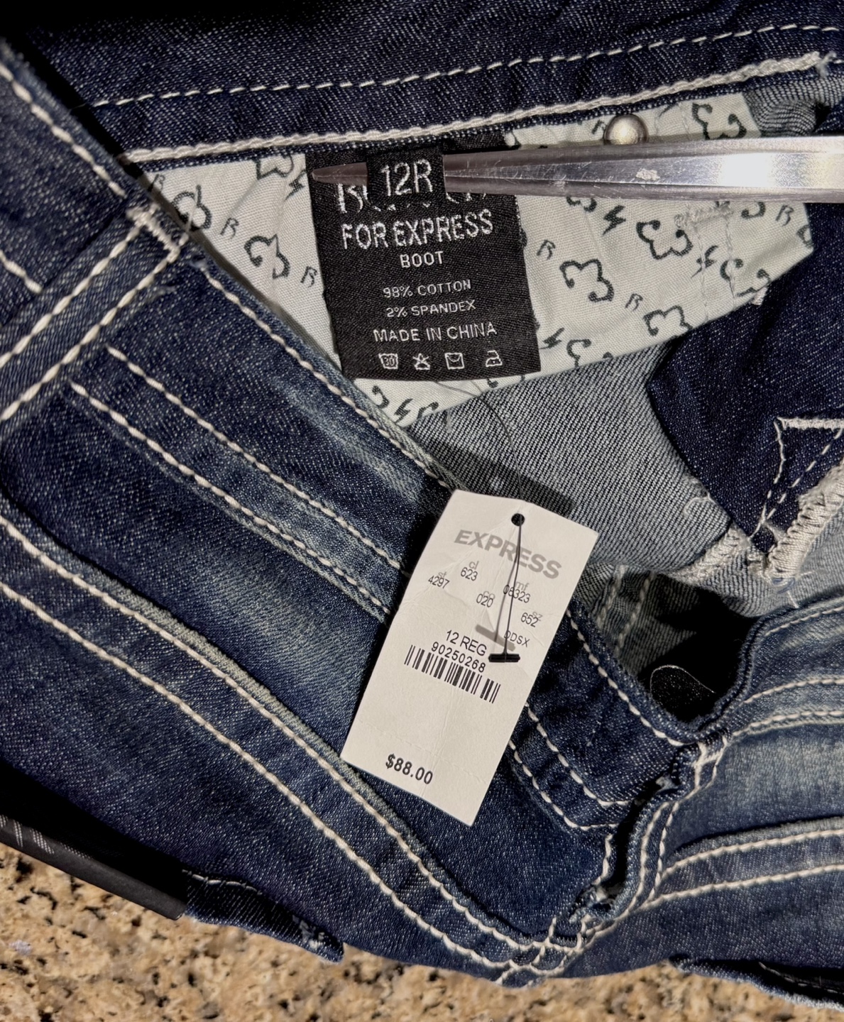 Express ReRock Bootcut Jeans (12R) - photo 3