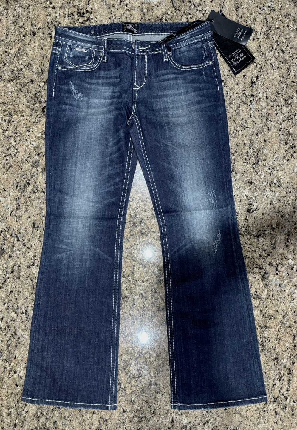 Express ReRock Bootcut Jeans (12R)