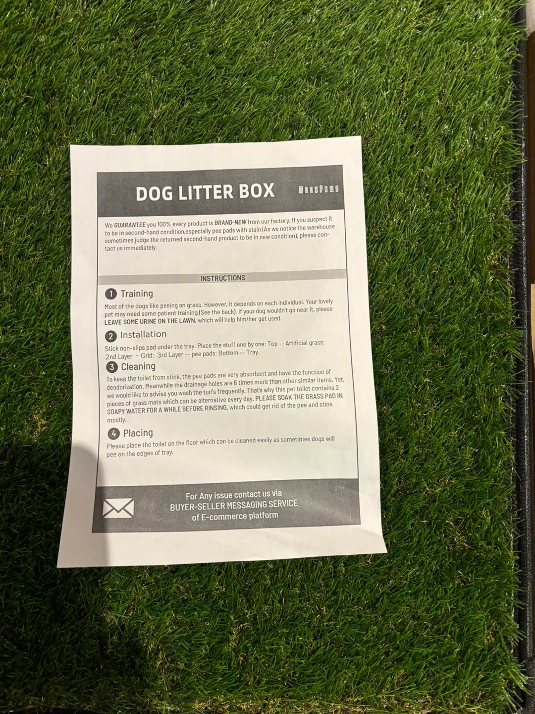 Brand New Dog Toilet/Potty Training Pad image indicator(3)