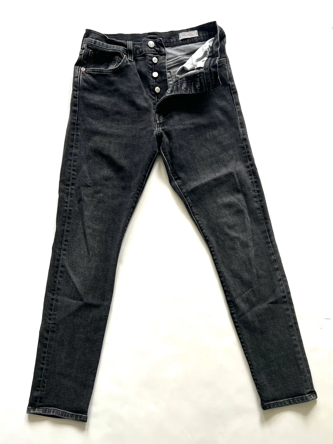 Levi's 501 Skinny Jeans - Charcoal W28 L30 image indicator(5)