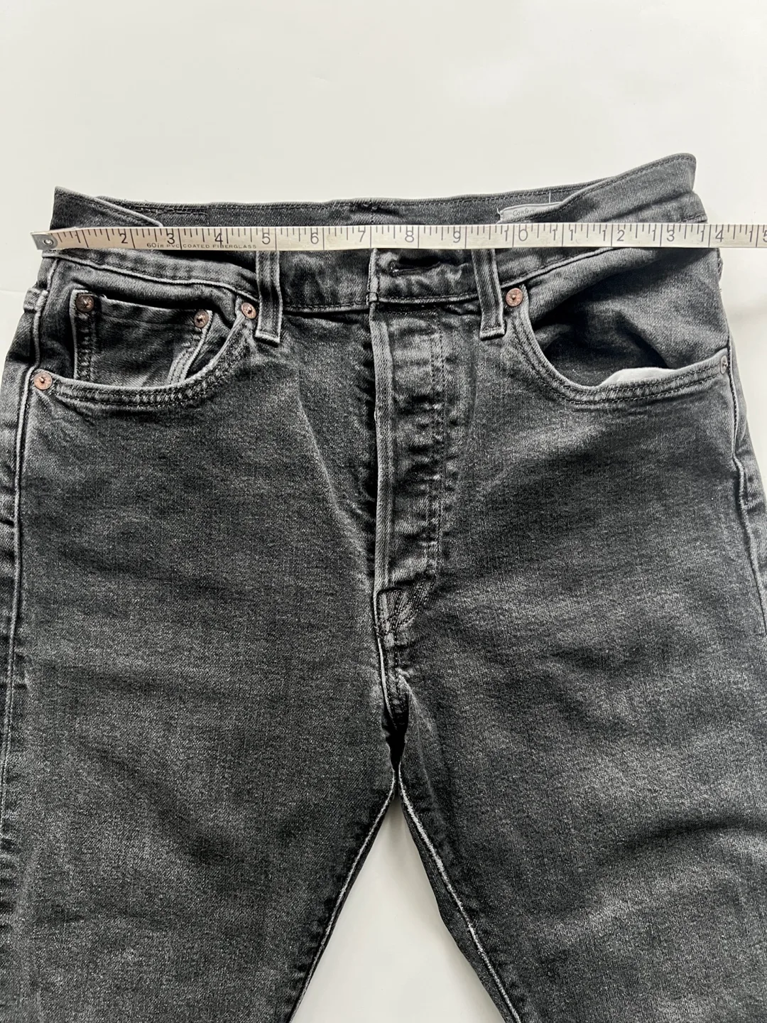 Levi's 501 Skinny Jeans - Charcoal W28 L30 image indicator(7)