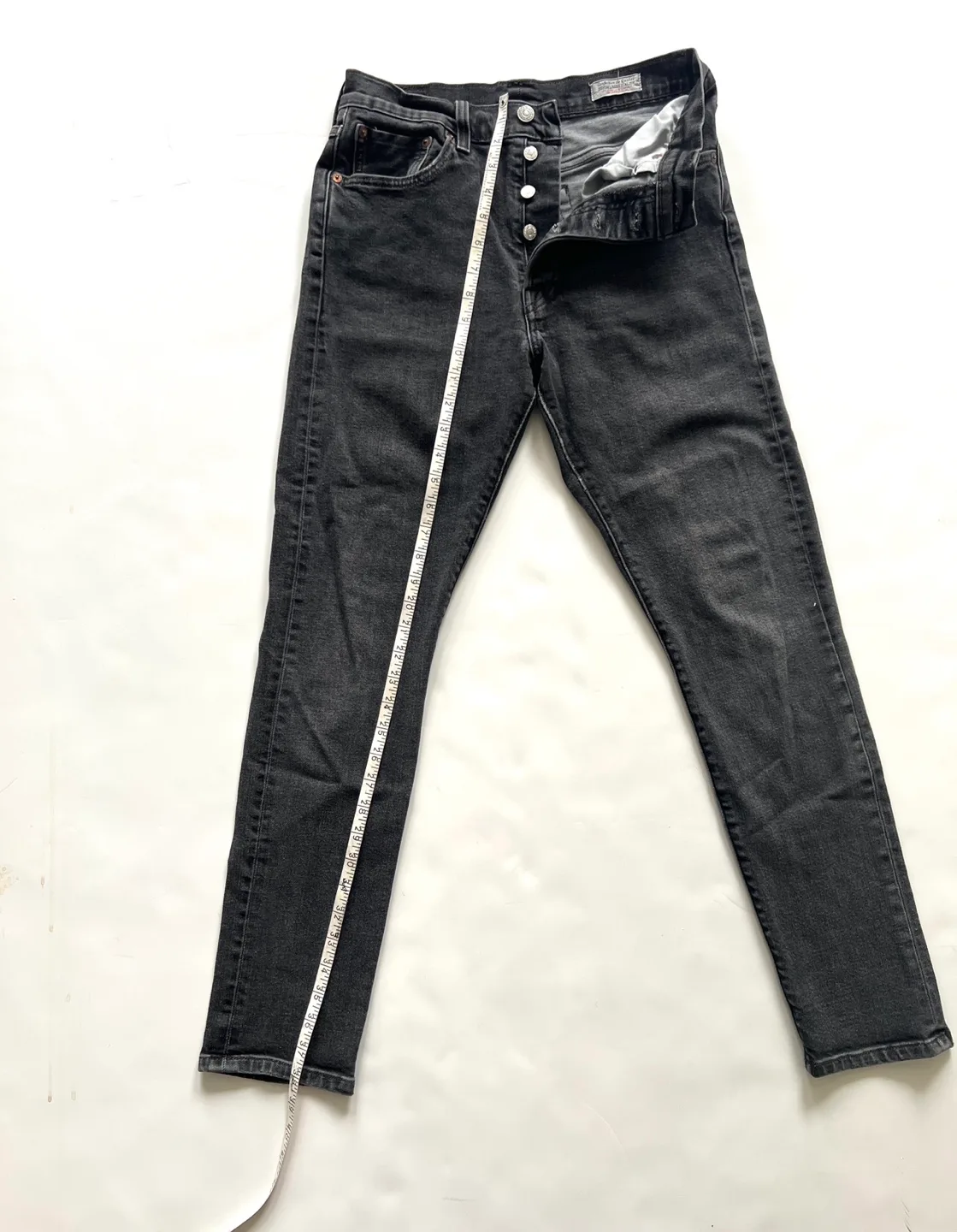 Levi's 501 Skinny Jeans - Charcoal W28 L30 image indicator(6)