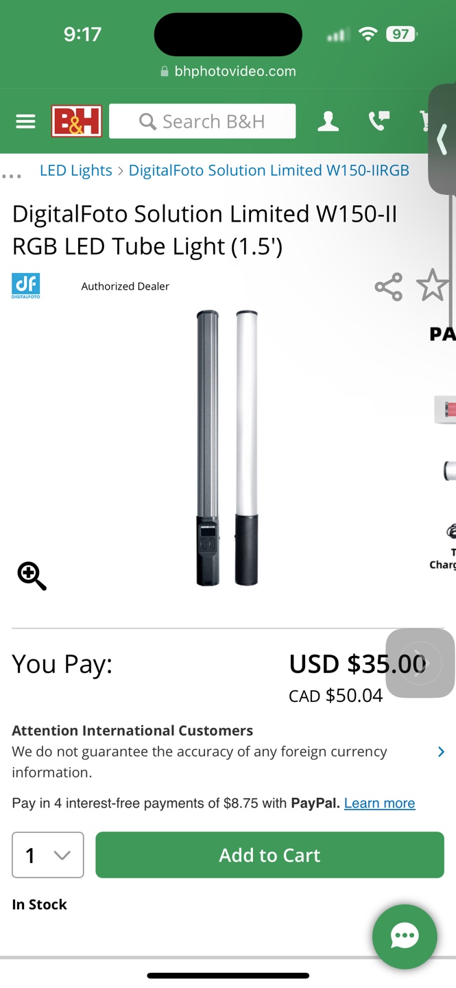 Vloglite W150-II RGB LED Tube Light - photo 5