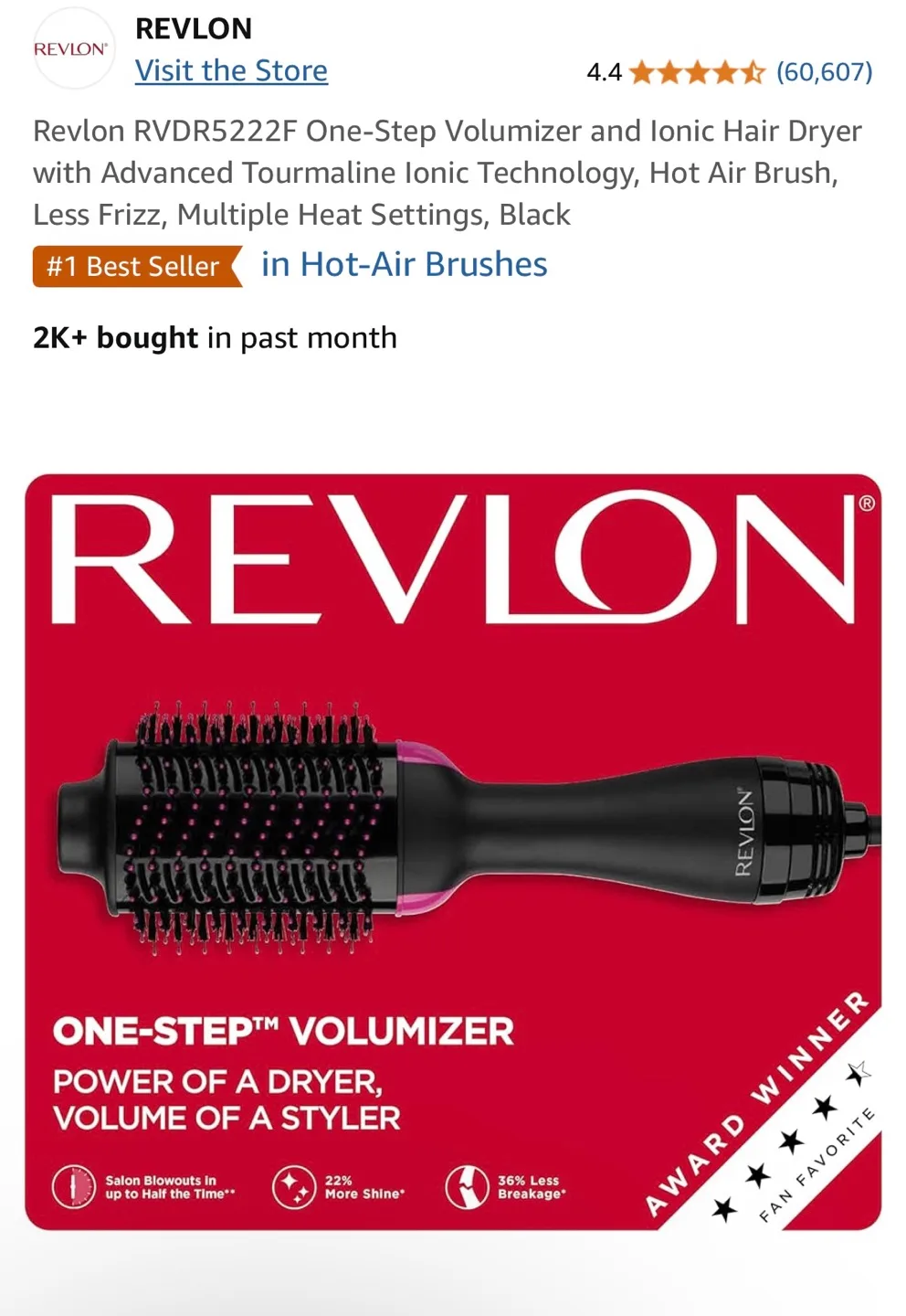 Revlon One-Step Volumizer & Hair Dryer thumbnail