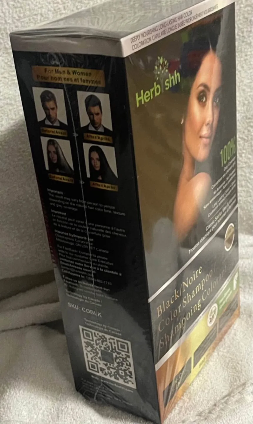NEW Herbishh Black Color Shampoo - 500ml image indicator(2)