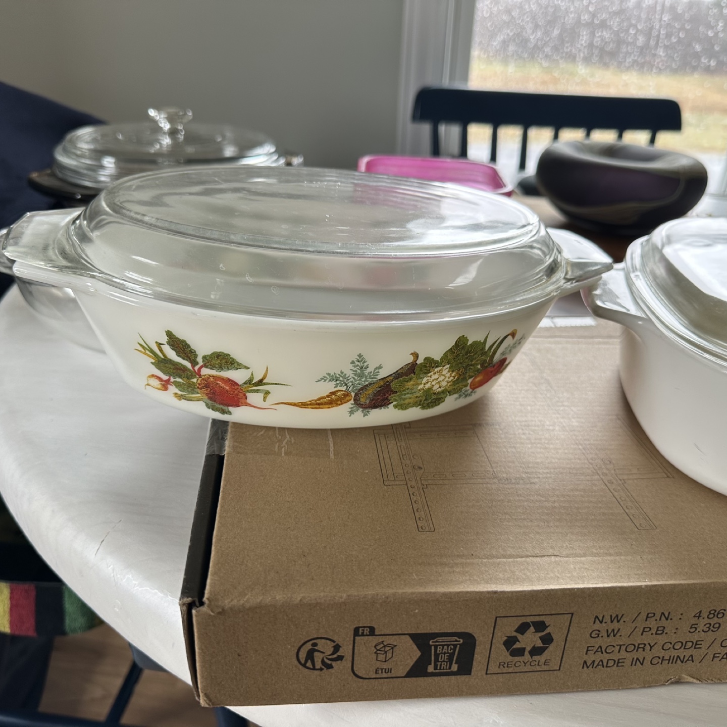Vintage Pyrex Casserole Dishes