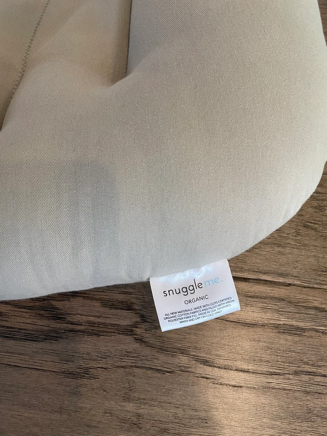 Snuggle Me Organic Baby Lounger - Beige image indicator(2)