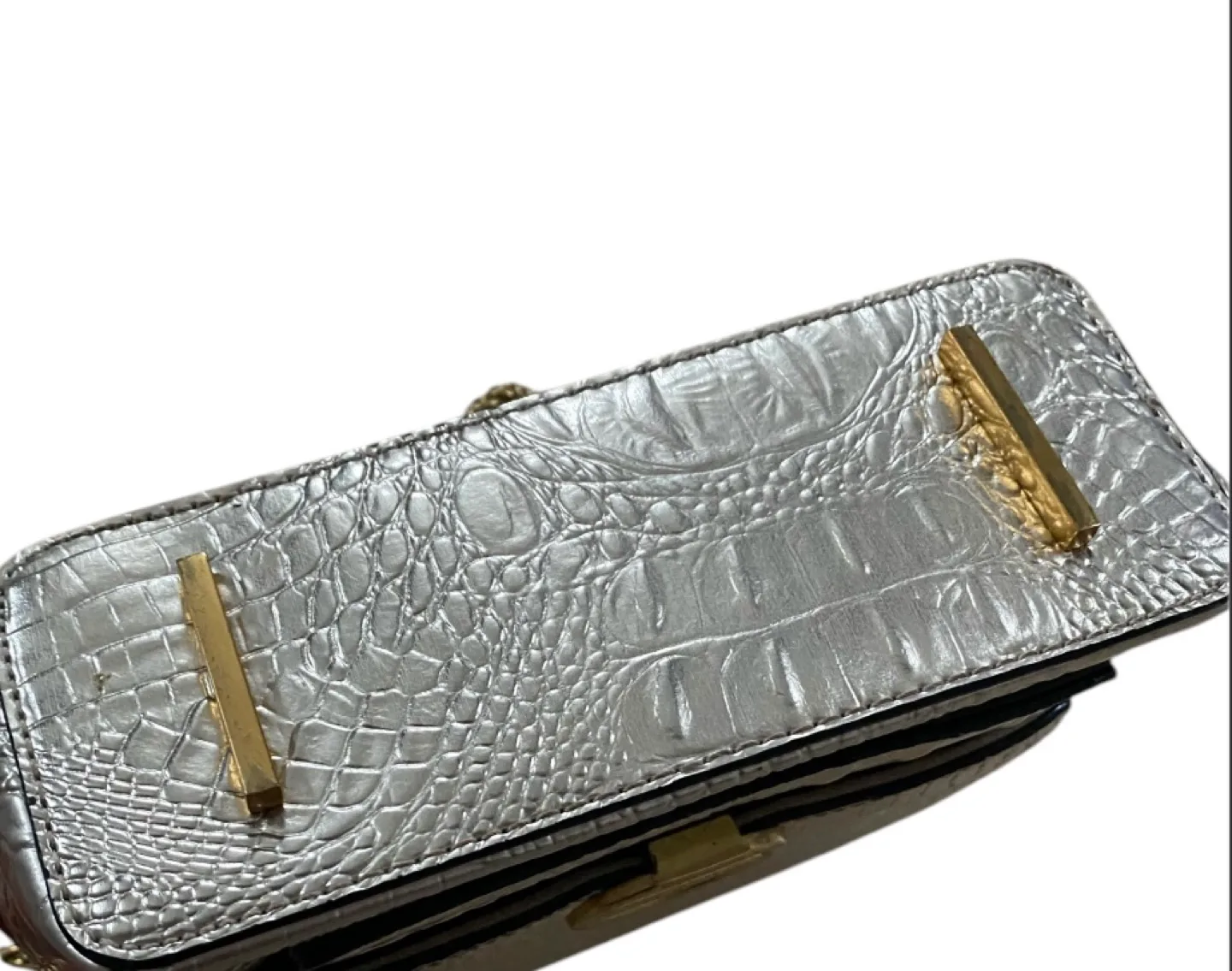 Celine Dion Collection Silver/Gold Crossbody HandBag Purse image indicator(7)