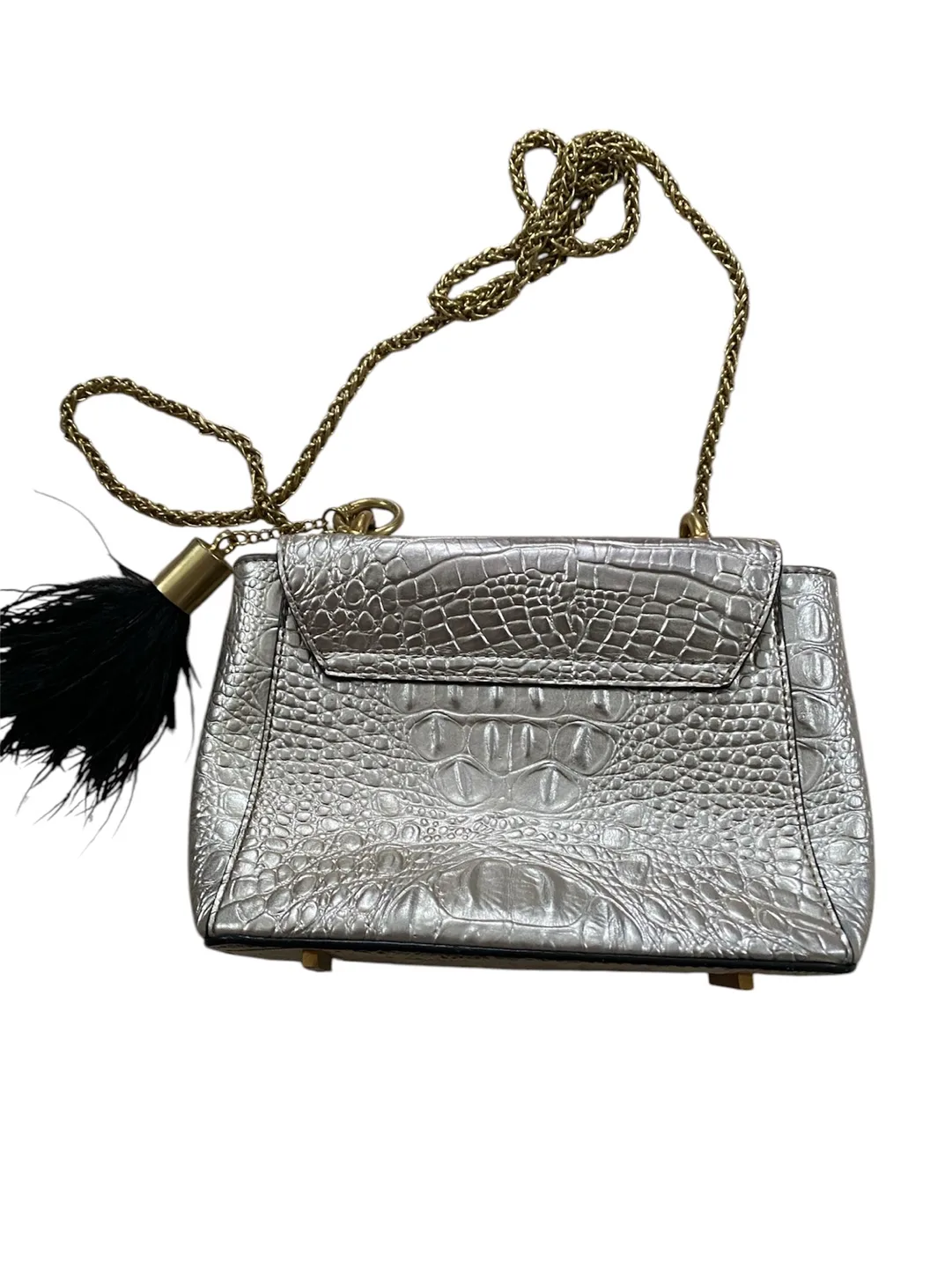 Celine Dion Collection Silver/Gold Crossbody HandBag Purse image indicator(2)