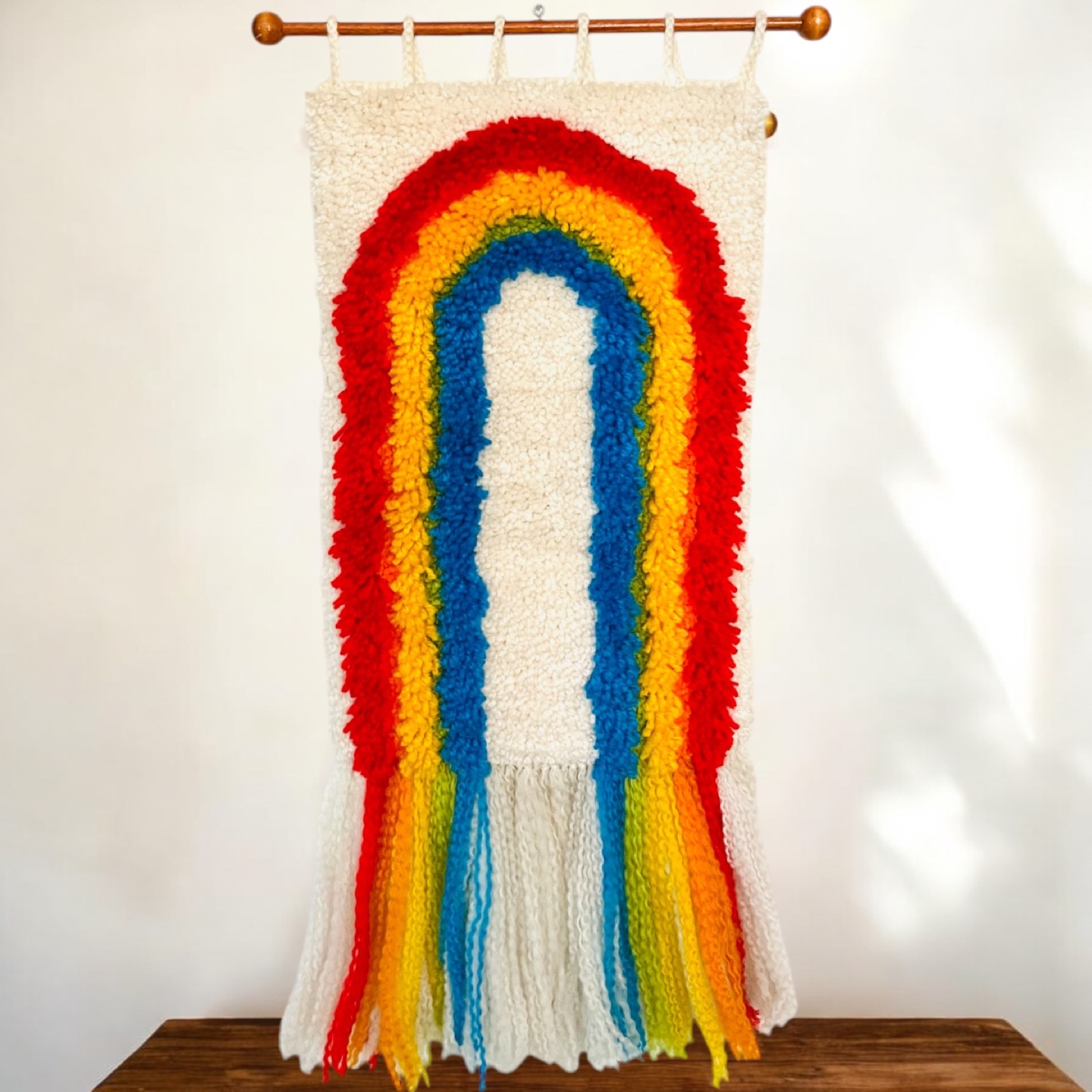 Rainbow Wall Hanging Latch Hook