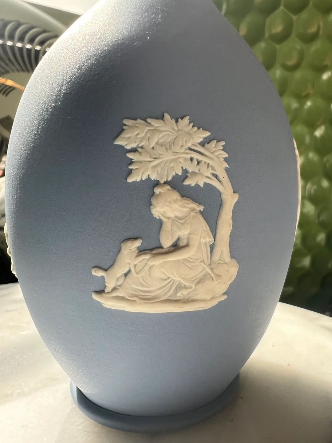 Wedgwood Blue Jasperware Vase image indicator(5)