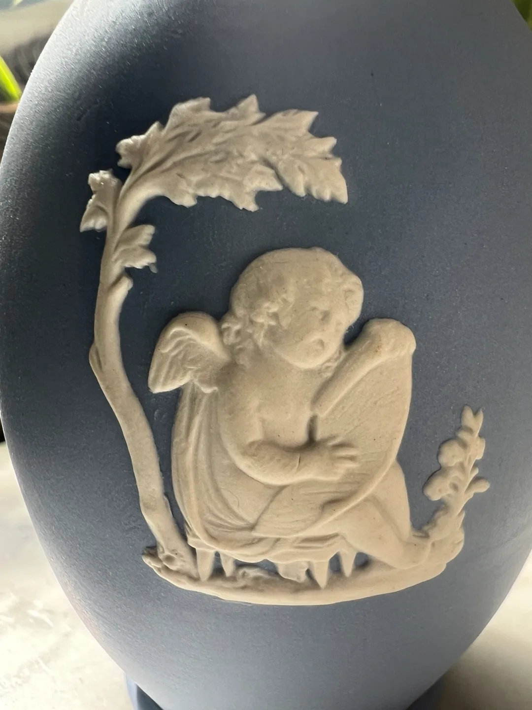 Wedgwood Blue Jasperware Vase image indicator(4)