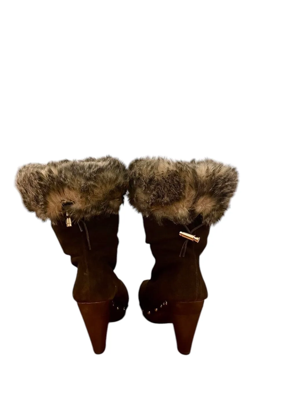 Michael Kors Brown Suede Boots, Size 8.5 image indicator(6)