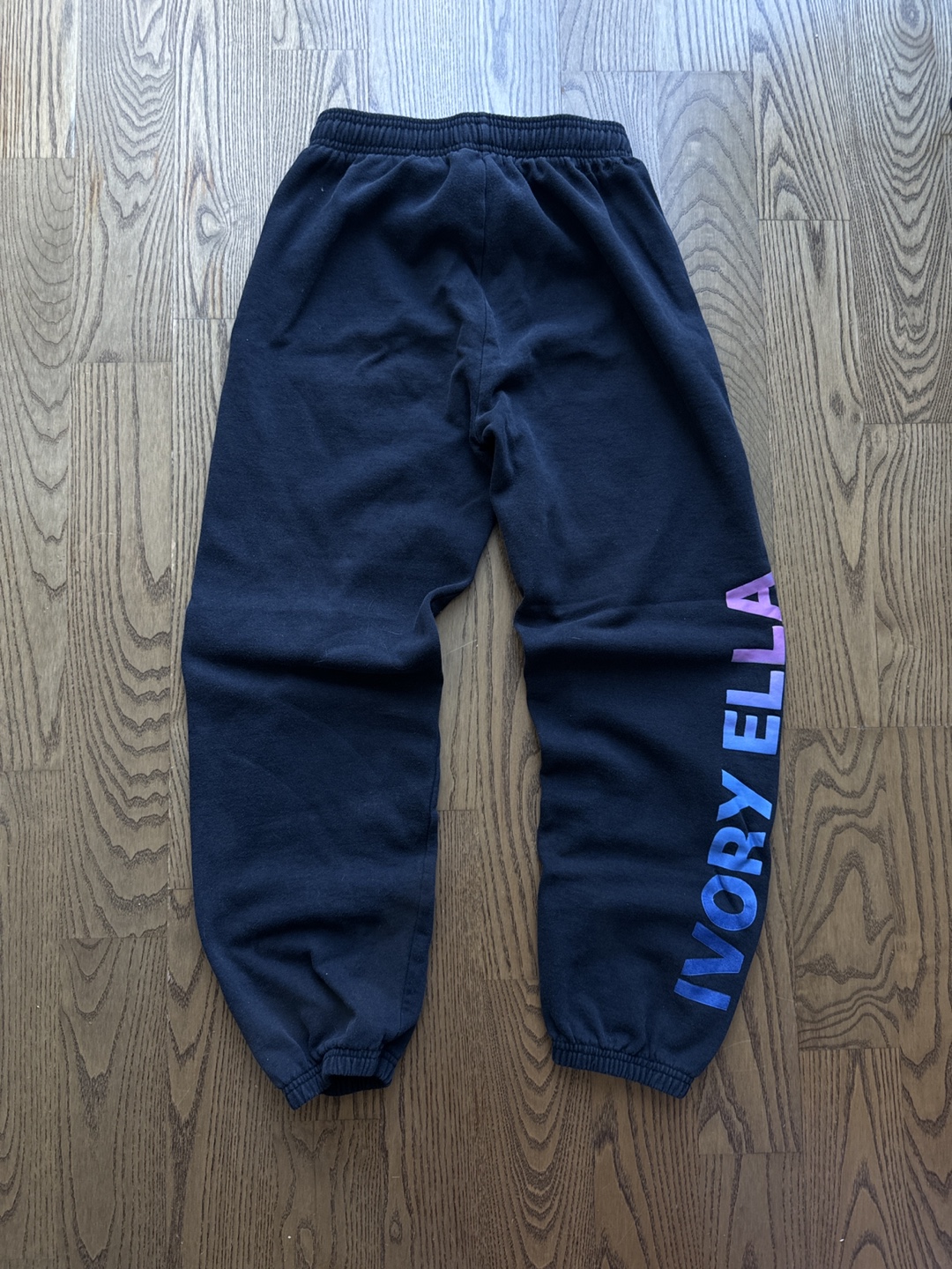 Ivory Ella Black Butterfly Joggers - XS - photo 5