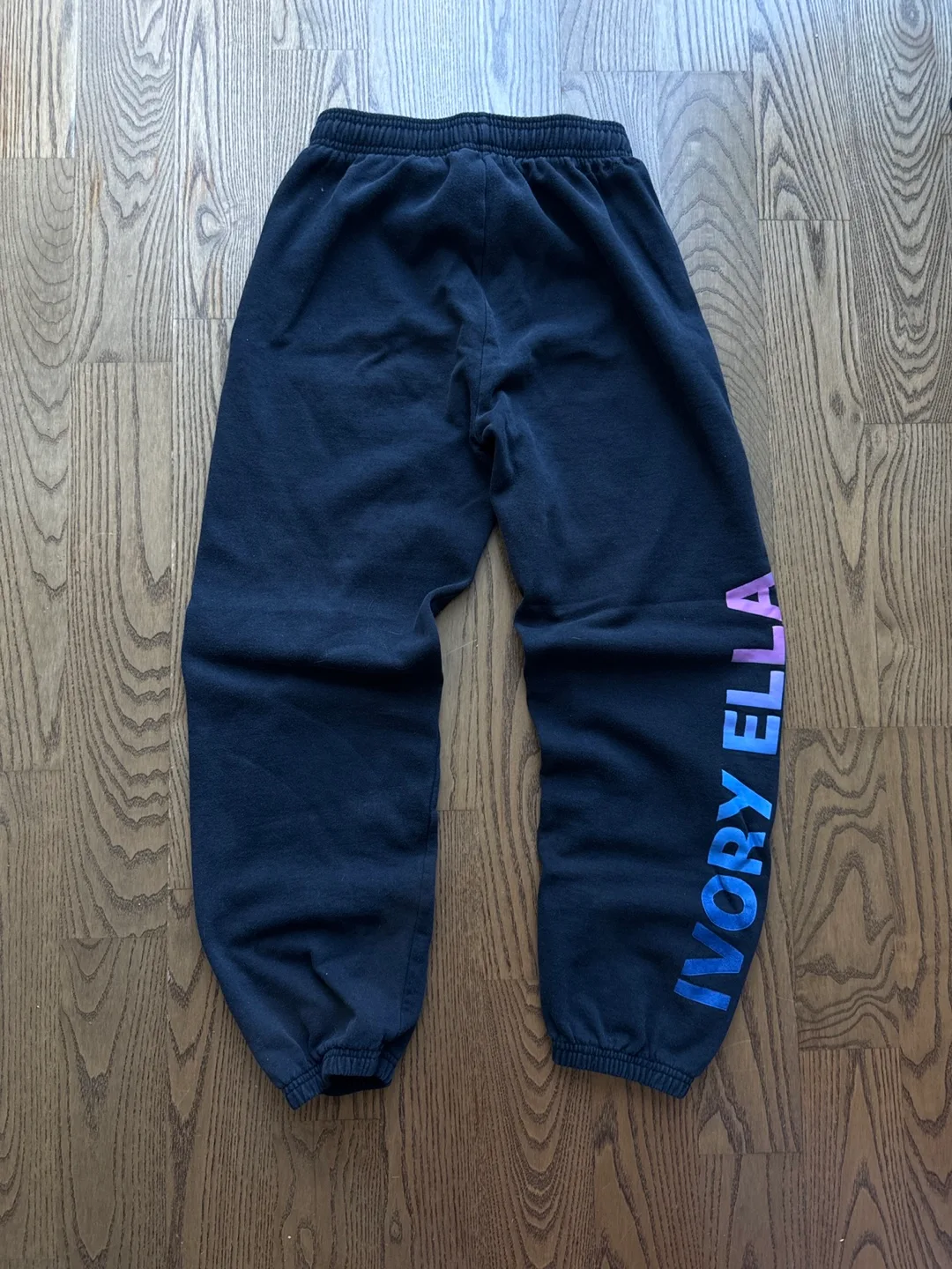 Ivory Ella Black Butterfly Joggers - XS image indicator(5)