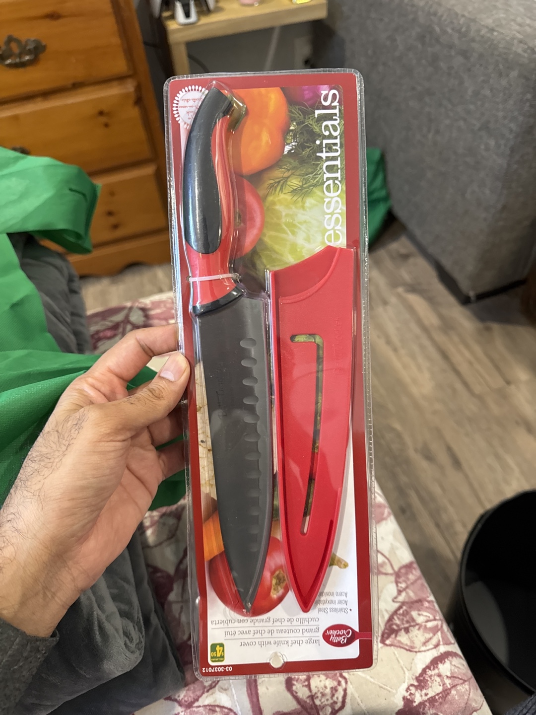 Betty Crocker Essentials Large Chef Knife with Cover