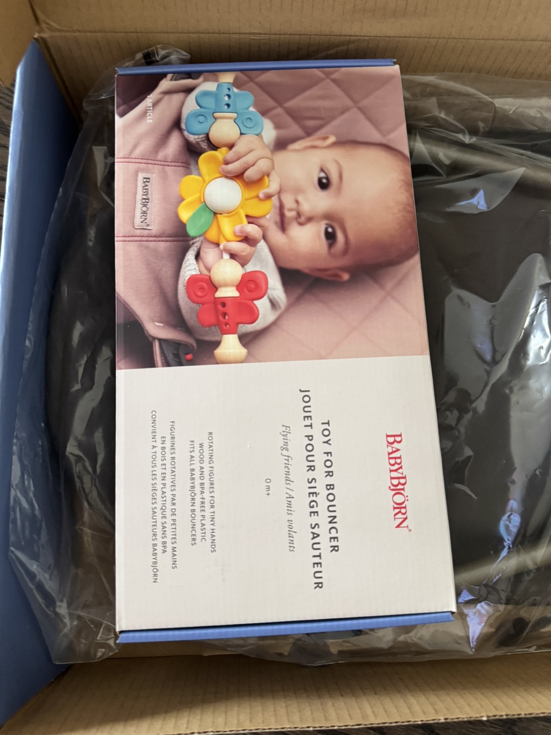 BabyBjorn Bouncer Bliss - Grey  with toy bar - photo 3