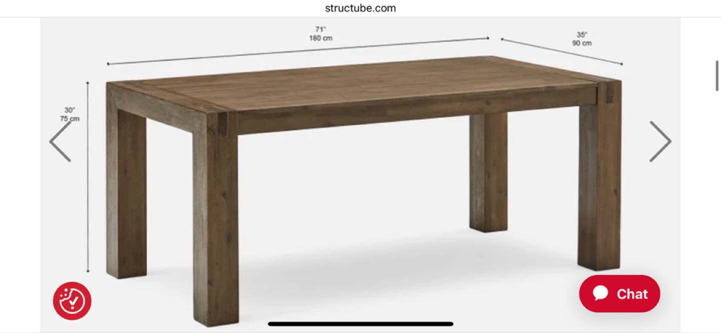 Structube Dining Table - photo 3
