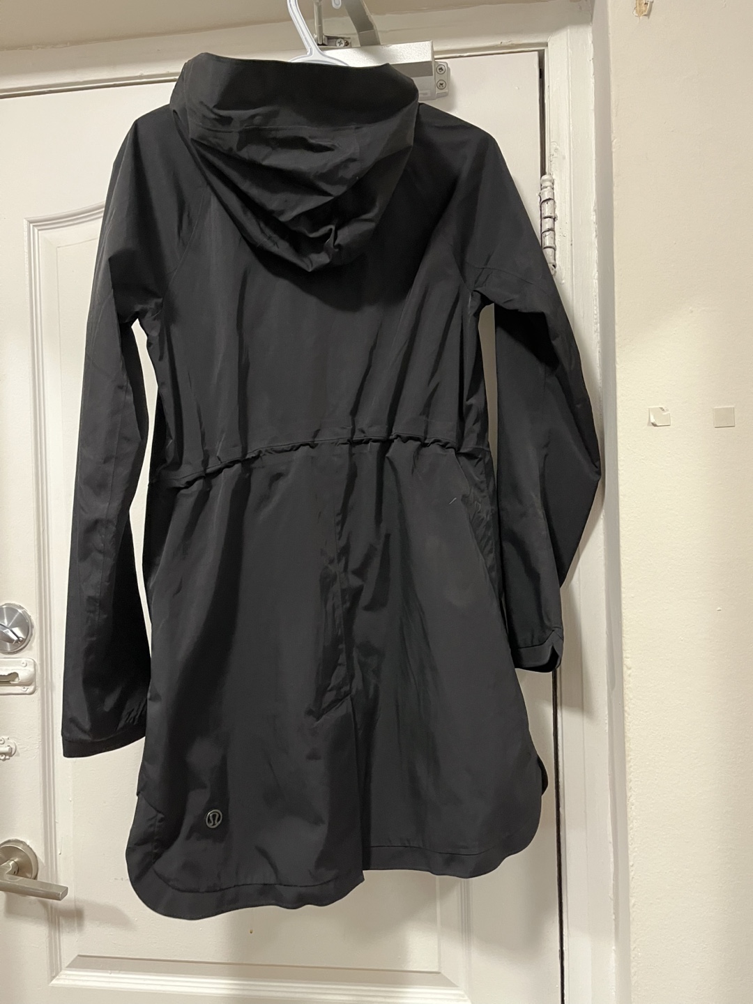 Lulu 🍋 Black Rain Jacket Size 8 - photo 4