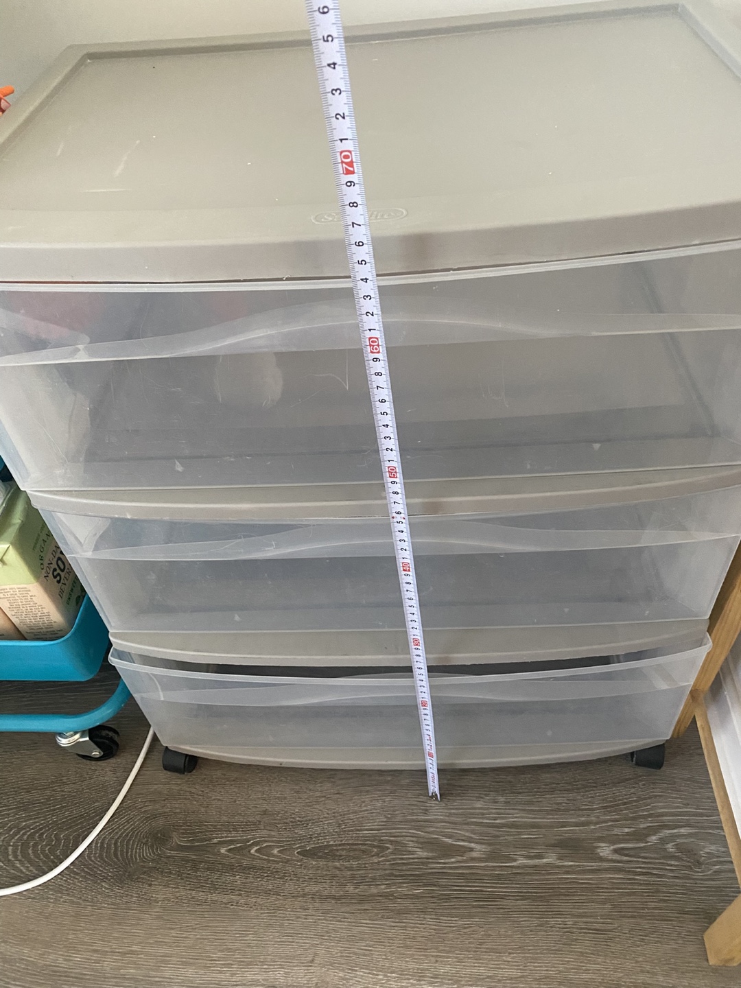 3/26 Sterilite 3-Drawer Rolling Cart - photo 2