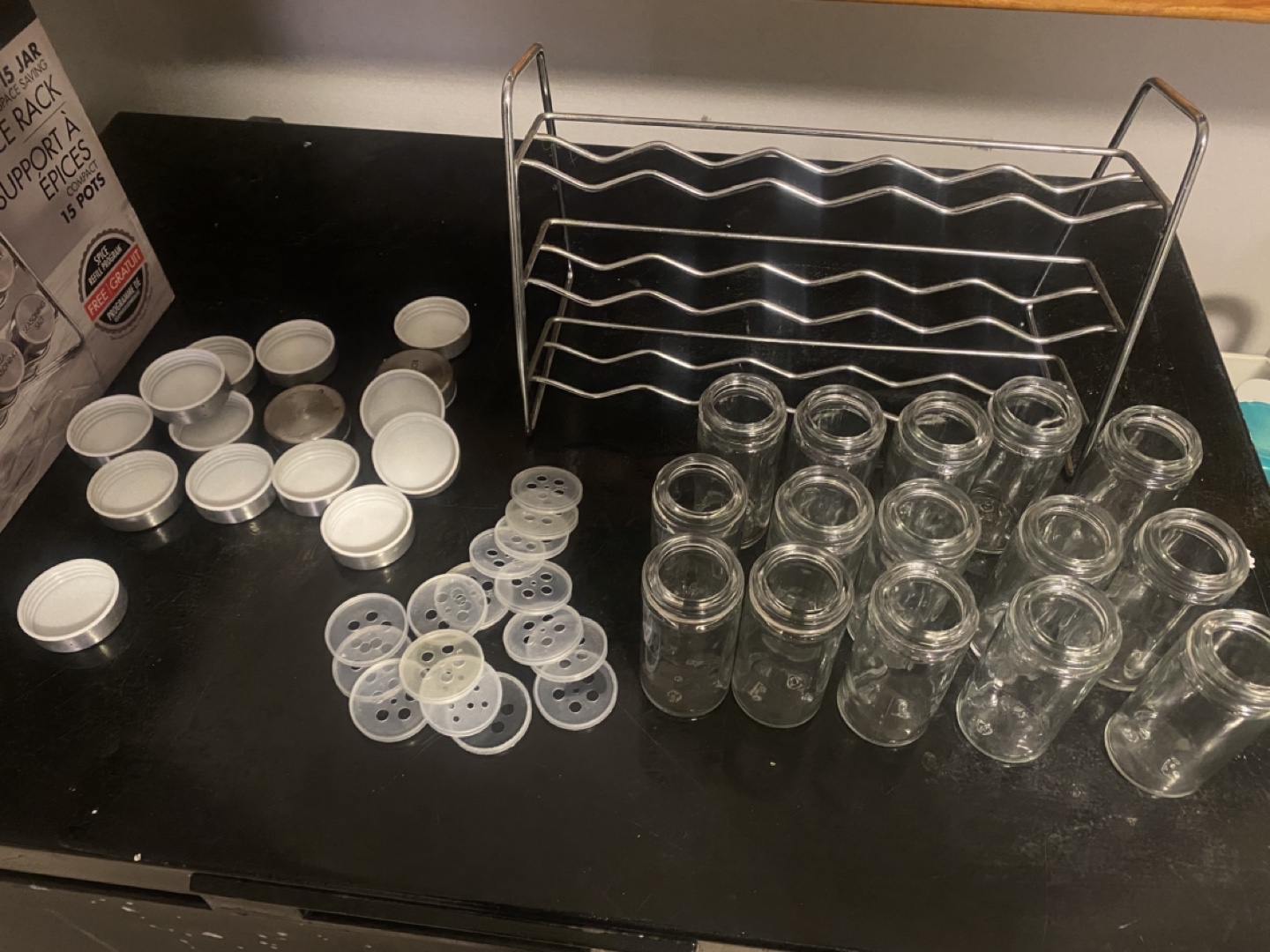 Farberware 15 Jar Spice Rack with Jars and Lids - photo 2