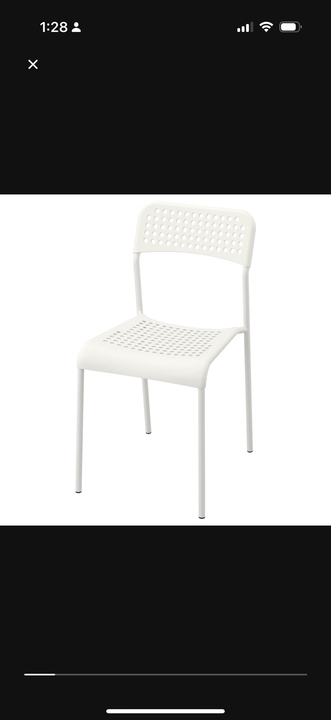IKEA ADDE White Chair sets - photo 2