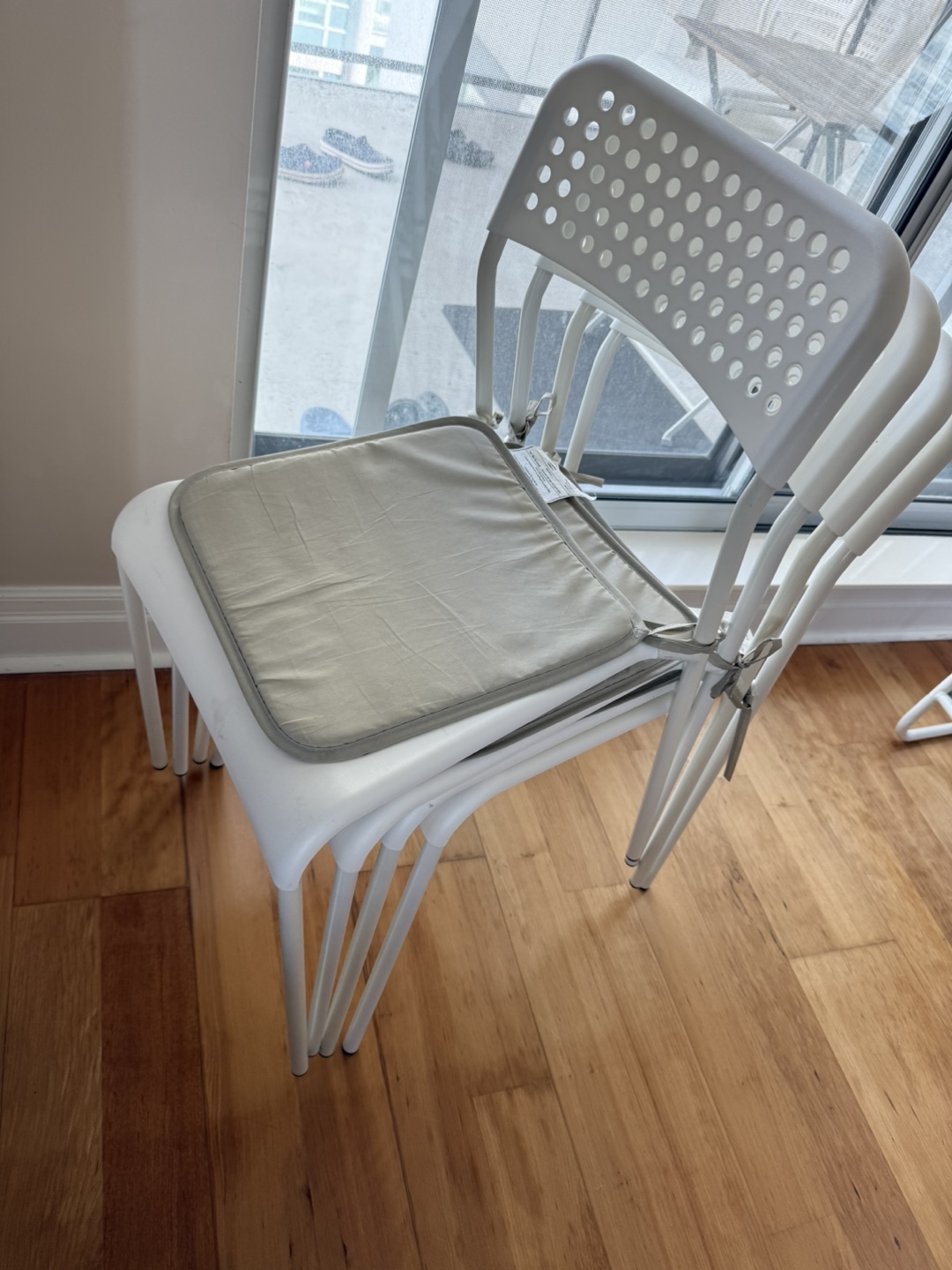 IKEA ADDE White Chair sets - photo 4