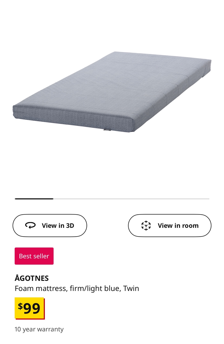 IKEA Bunk Bed and Mattress - photo 5