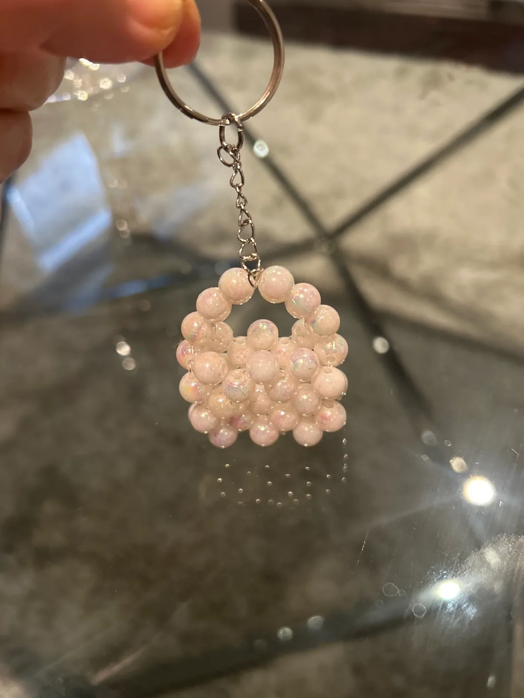 Miniature Beaded Bag Keychain image indicator(2)