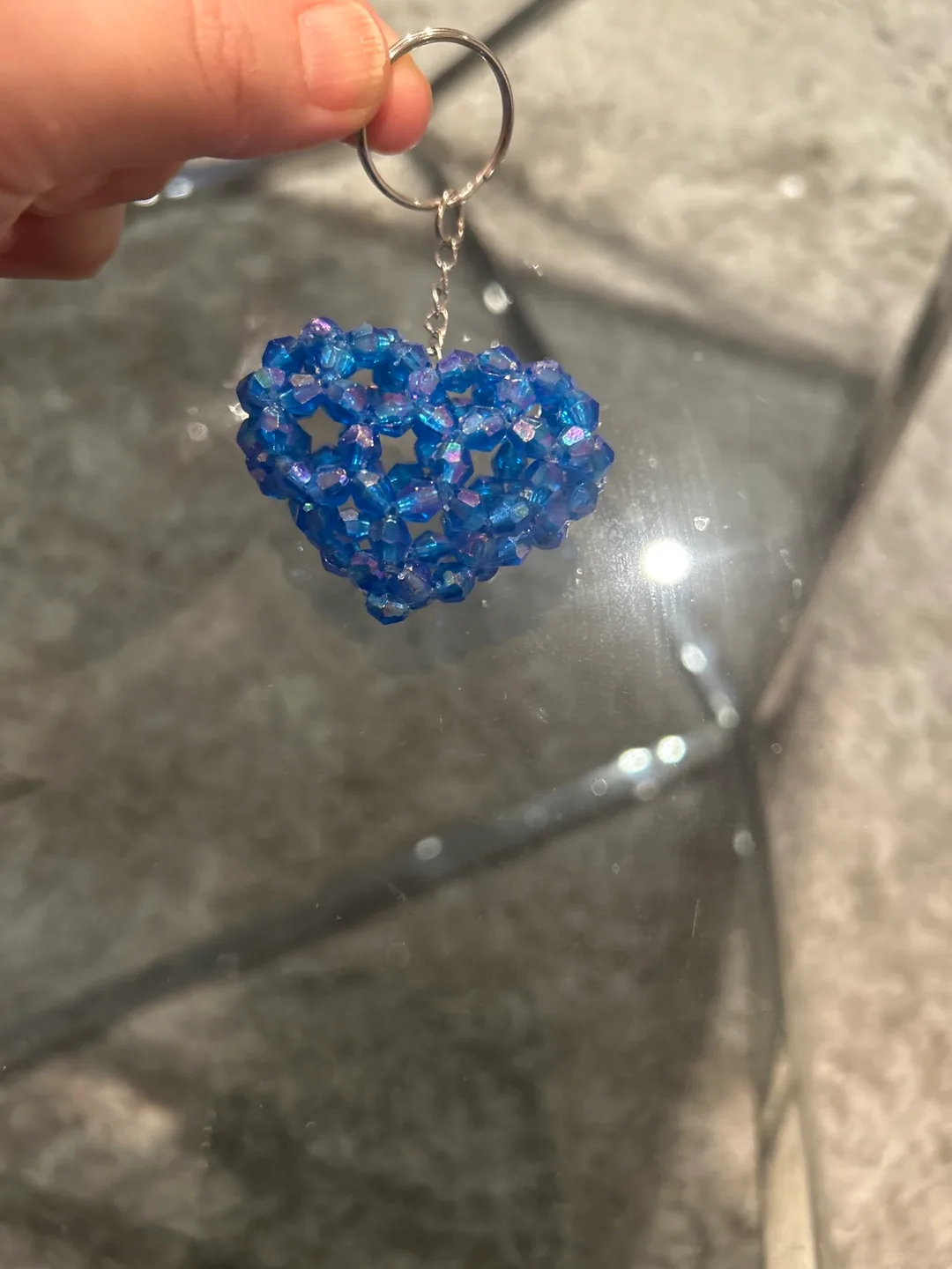 Beaded Heart Keychain image indicator(2)