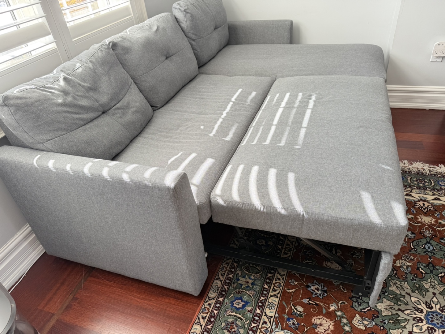 Grey Sectional Sofa Bed - photo 4