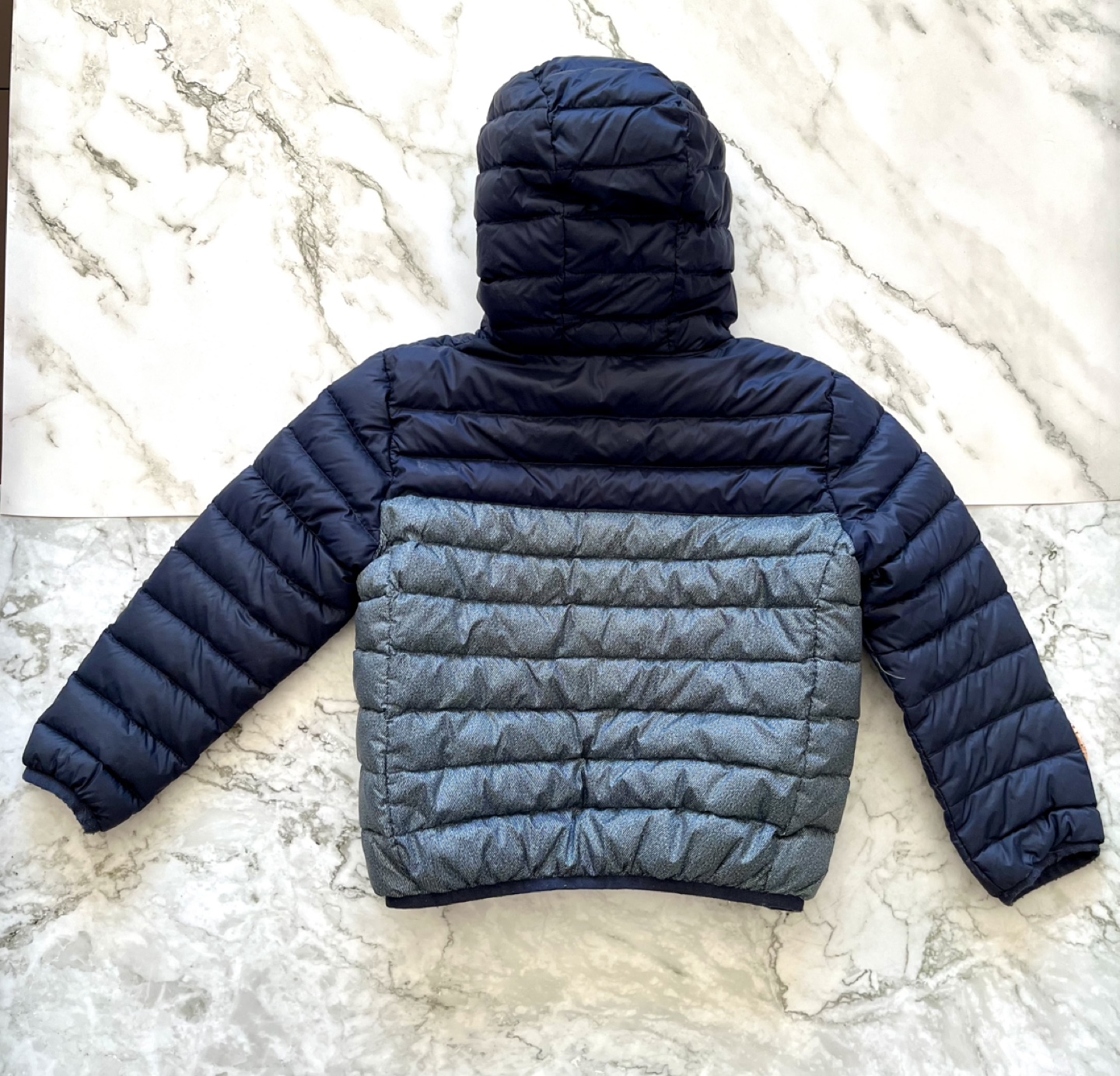 Kids White Duck Down Light Puffer Jacket - Size 100-120 cm - photo 2