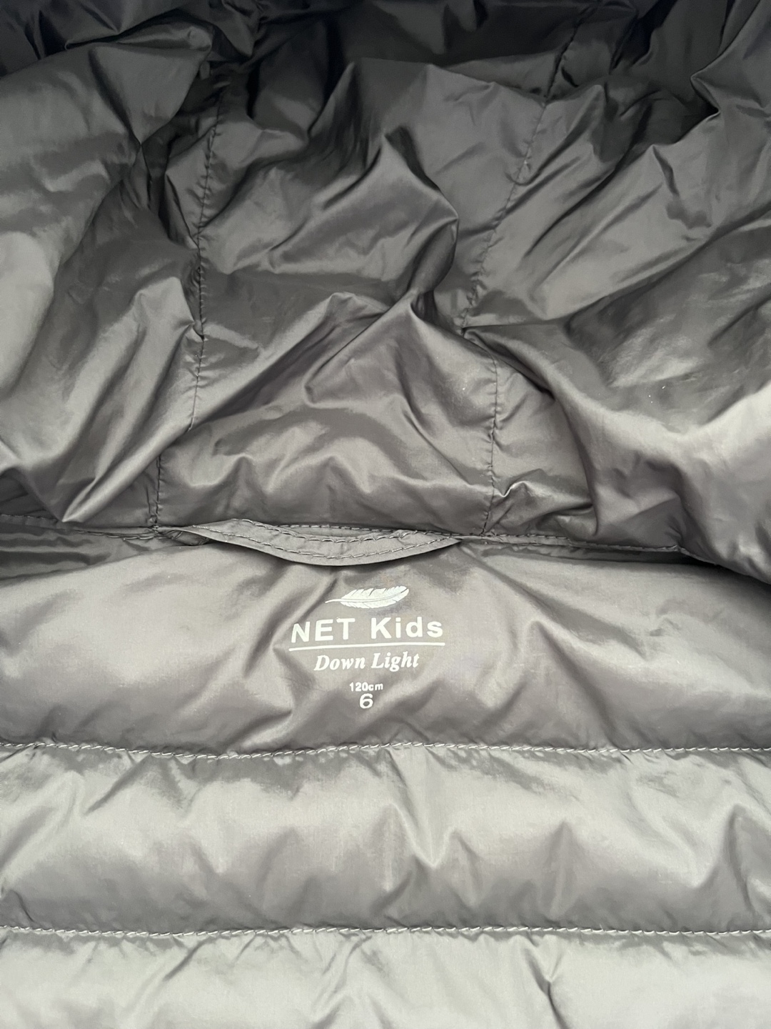Kids White Duck Down Light Puffer Jacket - Size 100-120 cm - photo 3