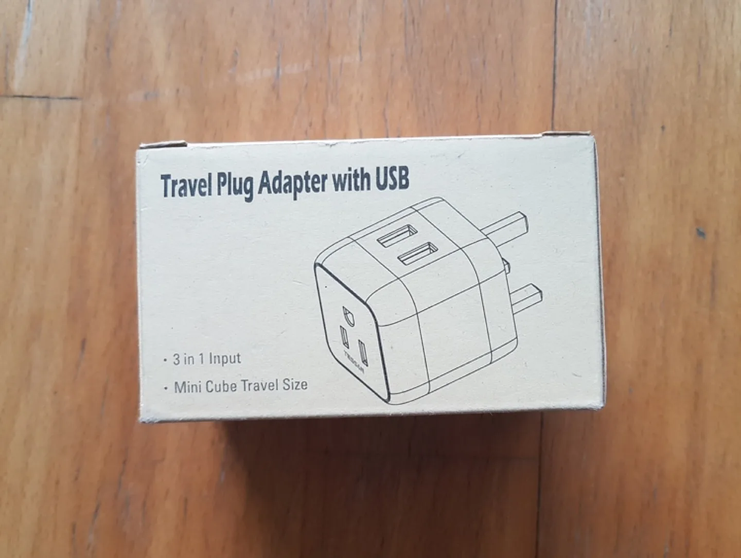 Tessan Travel Plug Adapter with USB - UK Plug image indicator(3)