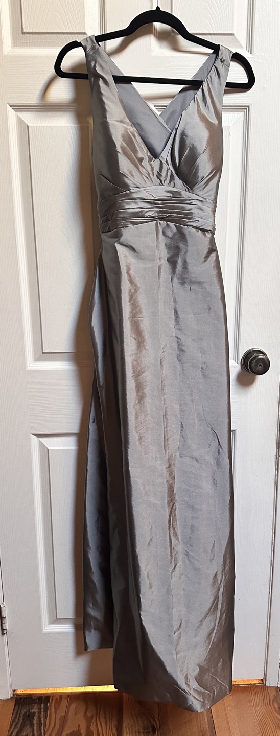Silver Grey Bridesmaid/Grad  Dress Size 6
