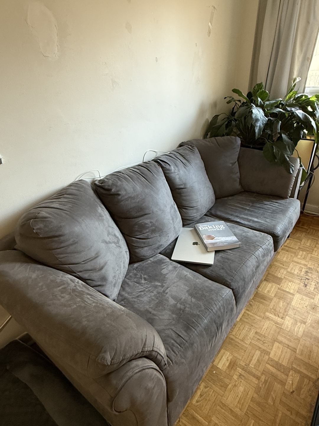 NEED TO GO : Grey Fabric Sofa