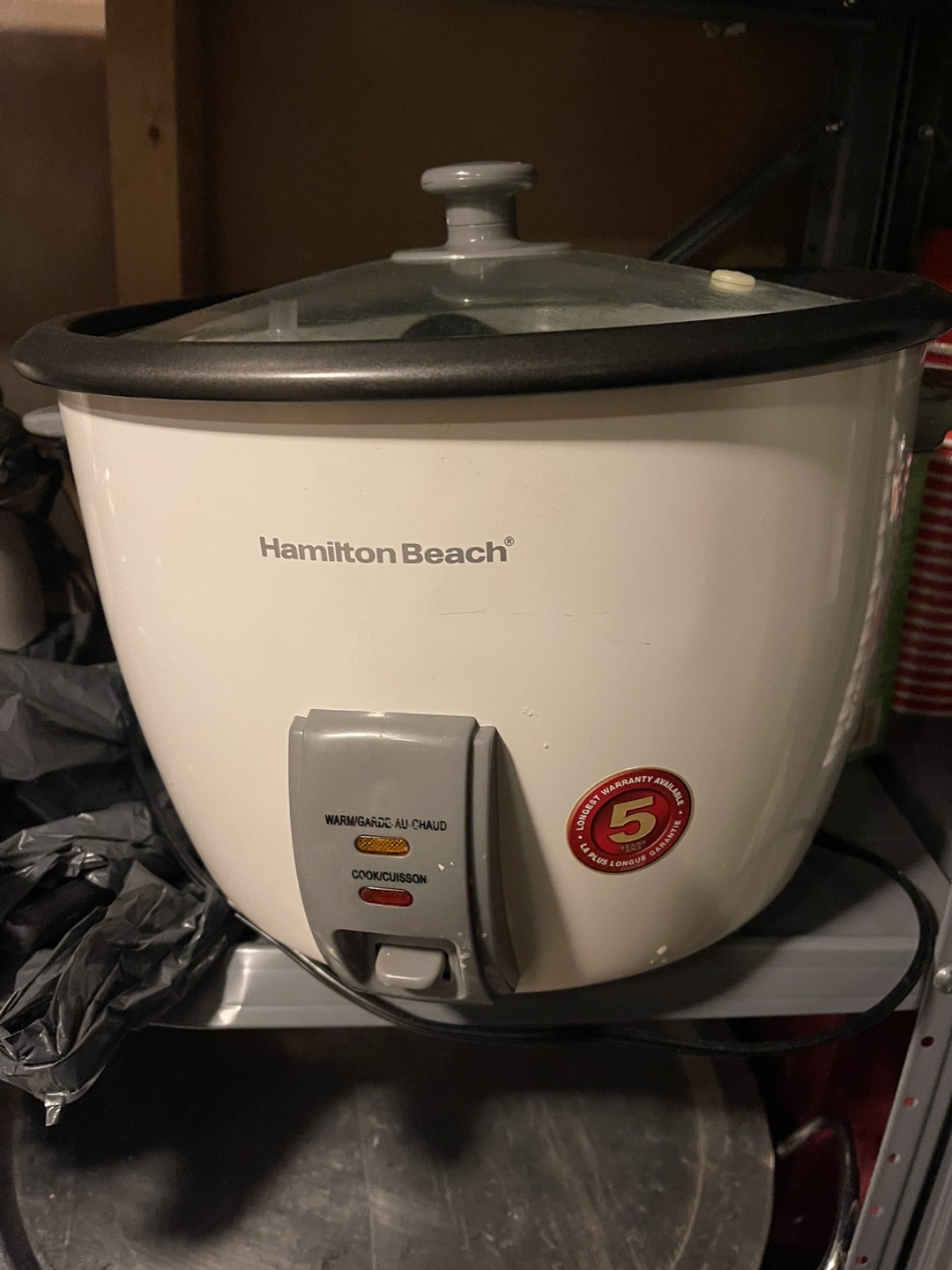 Hamilton Beach Rice Cooker