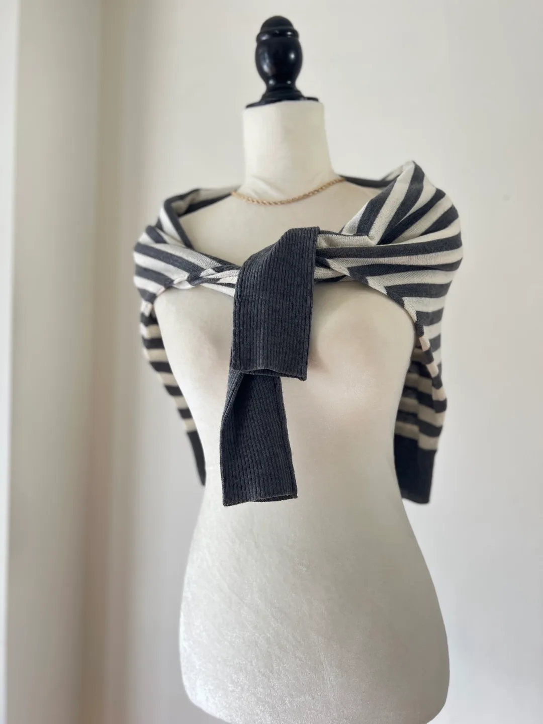 Striped Knit Cardigan Sweater image indicator(8)