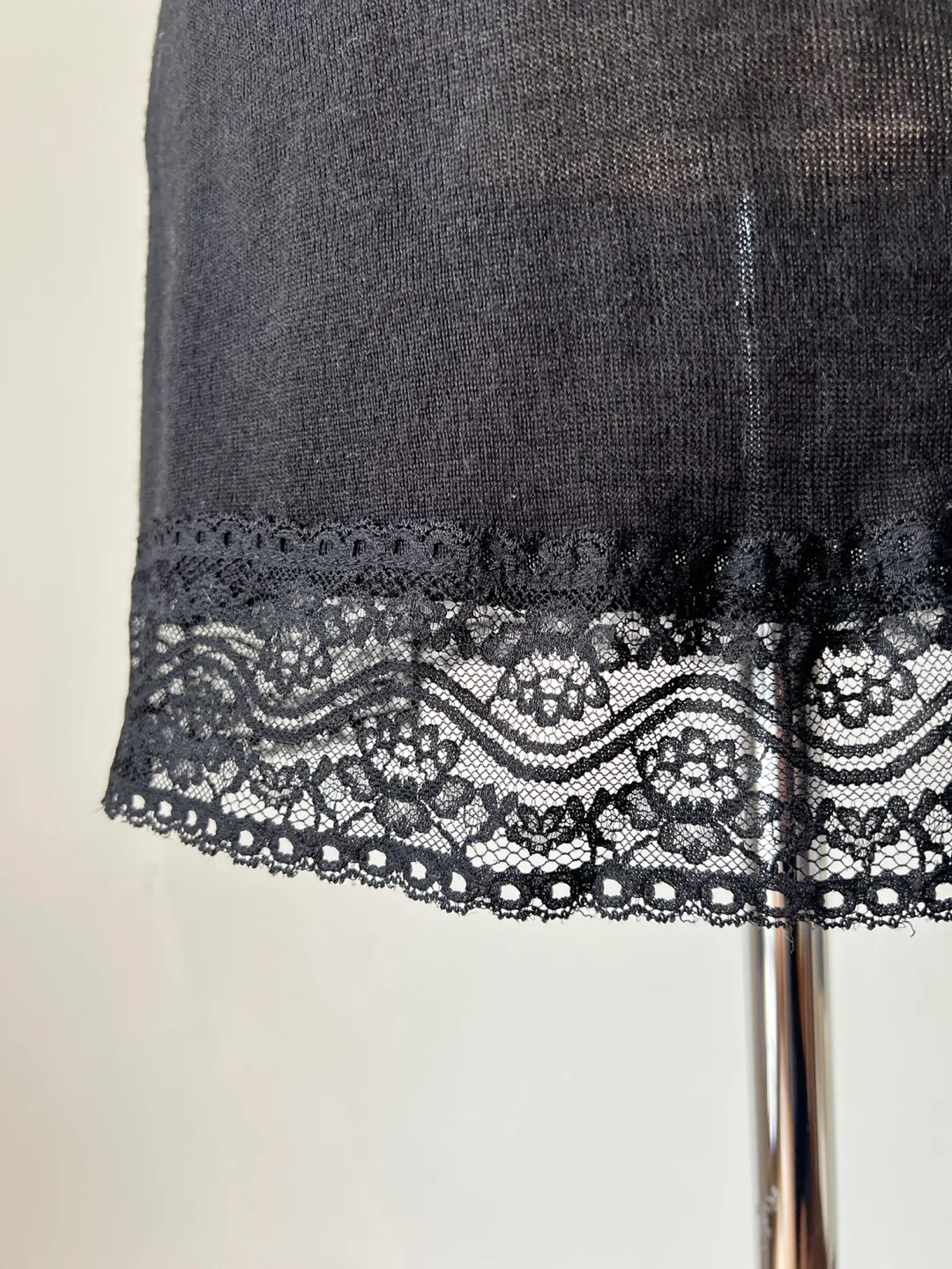 Black Lace Trim Cami Top image indicator(5)