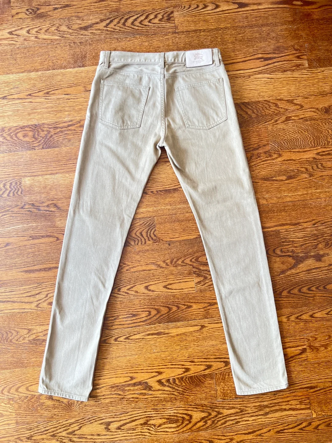 Burberry London Men's Beige Slim-Fit Jeans image indicator(4)