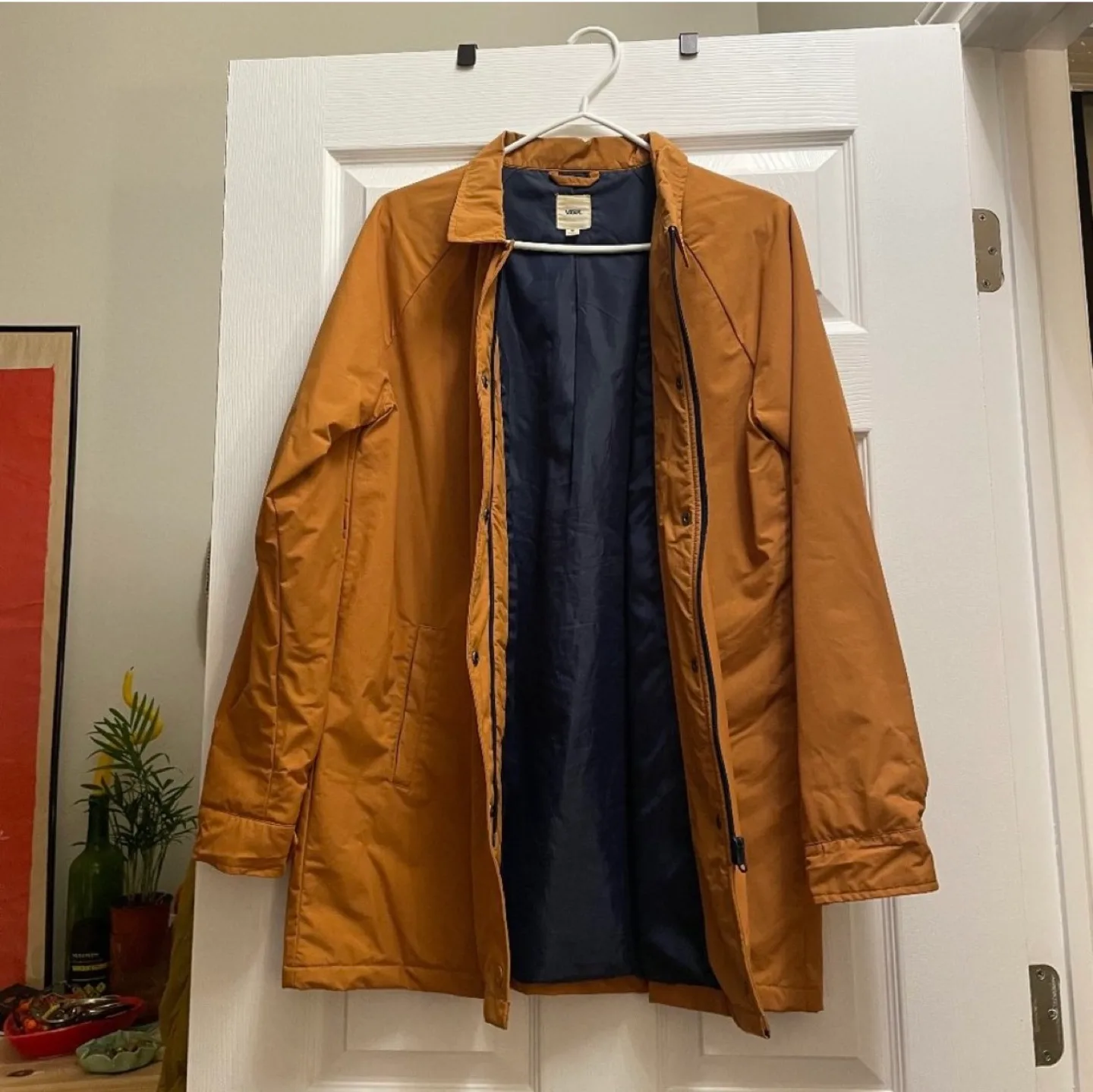 Vans Mustard Yellow Coach Jacket Size M image indicator(4)