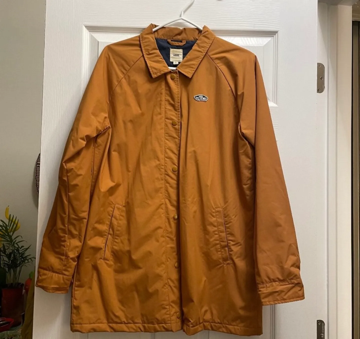 Vans Mustard Yellow Coach Jacket Size M image indicator(2)